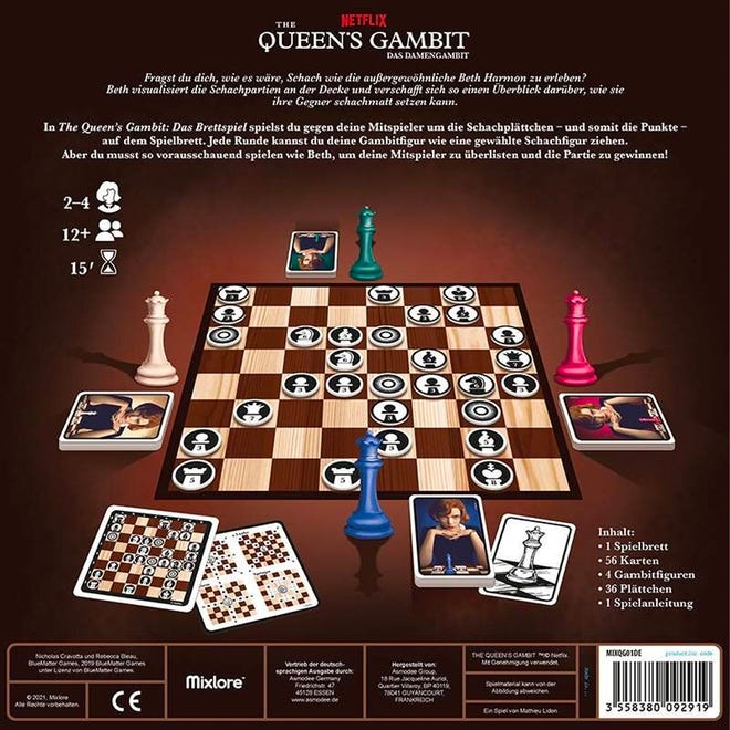  Il gioco da tavolo Queen's Gambit vuole trasformarvi in un prodigio degli scacchi... senza giocare davvero a scacchi